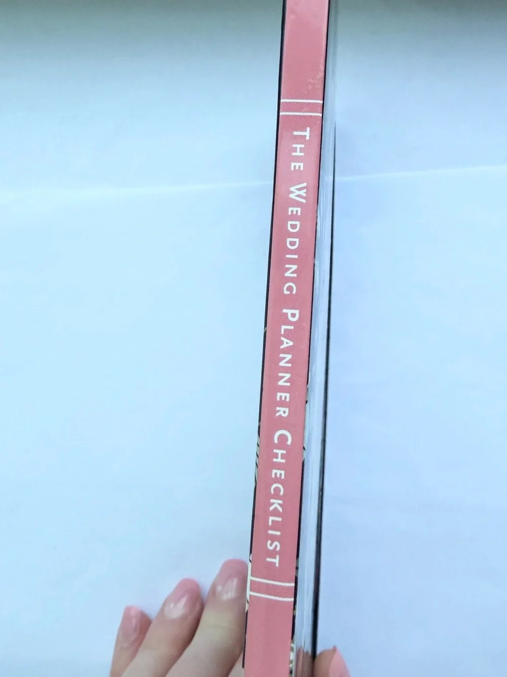 Brand New The Wedding Planner Checklist Floral Hardcover Planner - Black & Pink